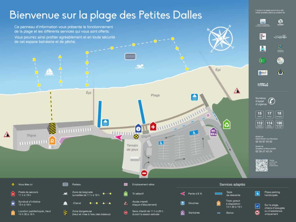 Plage des Petites Dalles