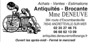Antiquités - Brocante - Mme DENEUVE