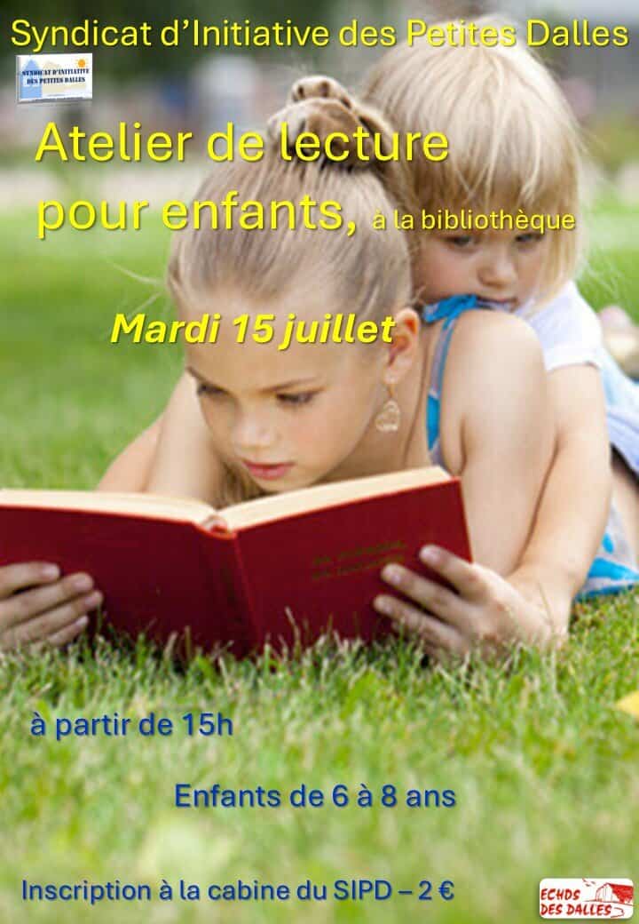 Atelier lecture pour enfants