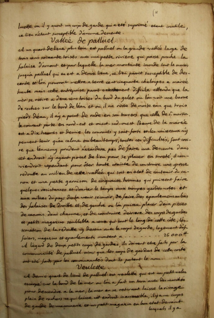 Illustration 3 : Description de Veulettes en 1749, par Gourdon de Léglisière.